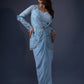 3D Work Jacket With Drape Skirt And Bustier