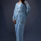 3D Work Jacket With Drape Skirt And Bustier