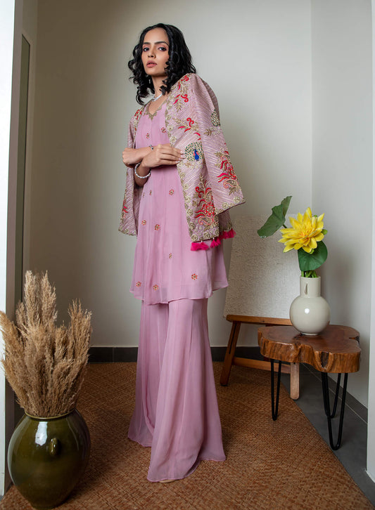 Flare Pants With Jacket