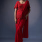 Drape Saree With Embroidered Jacket