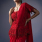 Drape Saree With Embroidered Jacket