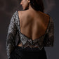 Embroidered Blouse with Draped Saree