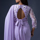 Pre Drape Saree and Embroidered Blouse